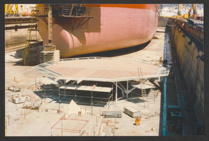 Malta Drydocks photo during the Conversion of m/t "Northia" to FPSO "IKDAM"