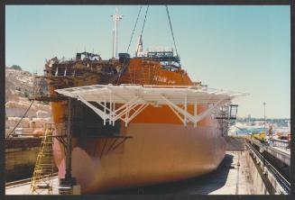 Malta Drydocks photo during the Conversion of m/t "Northia" to FPSO "IKDAM"