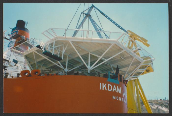 Malta Drydocks photo during the Conversion of m/t "Northia" to FPSO "IKDAM"