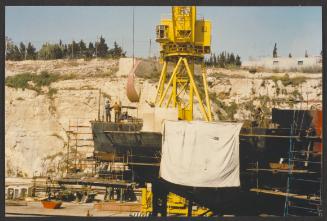 Malta Drydocks photo during the Conversion of m/t "Northia" to FPSO "IKDAM"