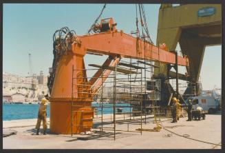 Malta Drydocks photo during the Conversion of m/t "Northia" to FPSO "IKDAM"