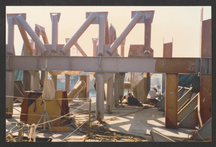 Malta Drydocks photo during the Conversion of m/t "Northia" to FPSO "IKDAM"