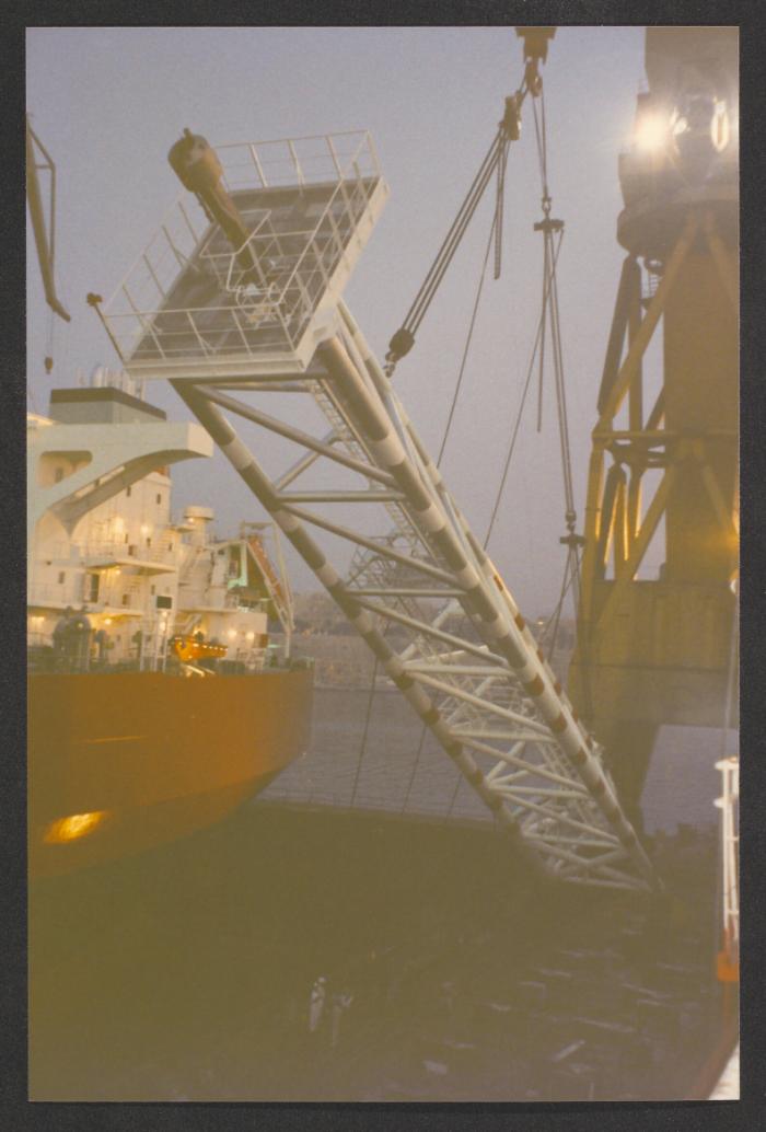 Malta Drydocks photo during the Conversion of m/t "Northia" to FPSO "IKDAM"