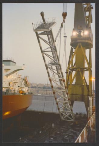 Malta Drydocks photo during the Conversion of m/t "Northia" to FPSO "IKDAM"