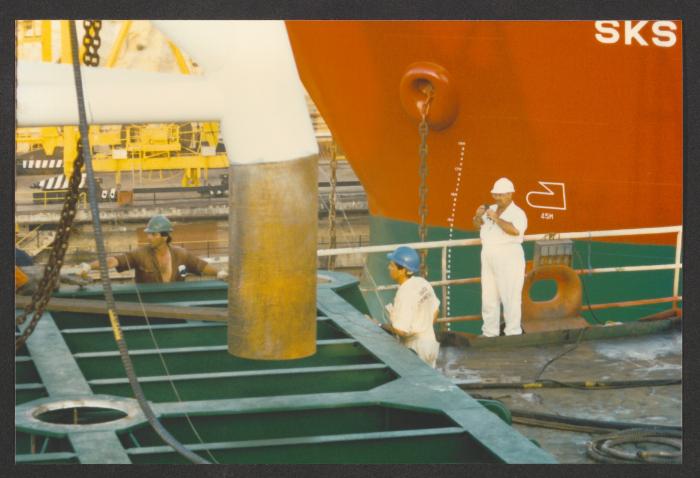 Malta Drydocks photo during the Conversion of m/t "Northia" to FPSO "IKDAM"
