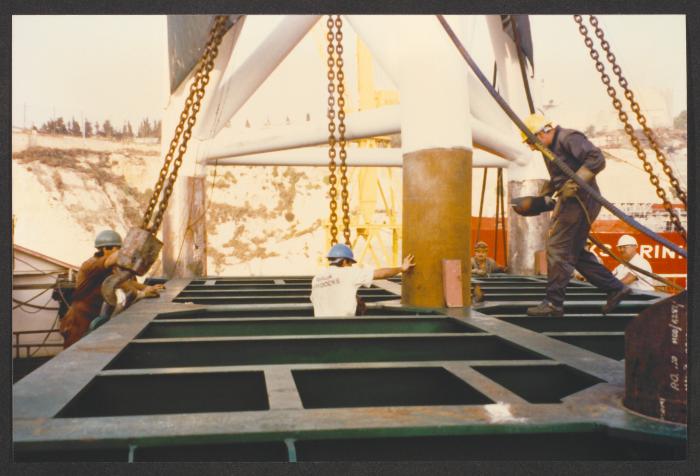 Malta Drydocks photo during the Conversion of m/t "Northia" to FPSO "IKDAM"