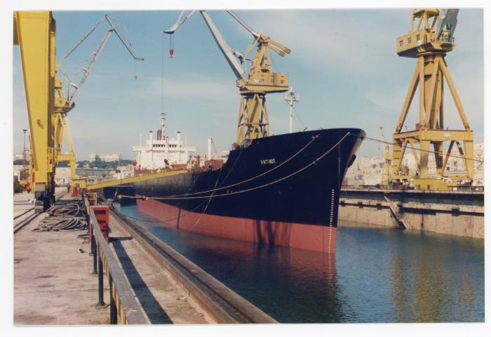 Malta Shiprepair Yard - Ship "Patriot" Dock No 5 repairs