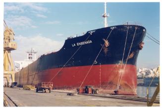 Malta Shiprepair Yard - Ship "La Ensenada" afloat repairs