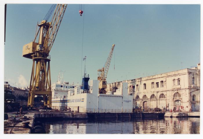 Malta Shiprepair Yard - Ship "Island Seaway" Dock No 1 repairs