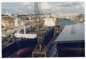 Malta Shiprepair Yard - Ship "Nautique" Dock No 4 repairs