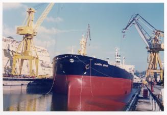 Malta Shiprepair Yard - Ship "Alandia Spray"Dock No 6 repairs
