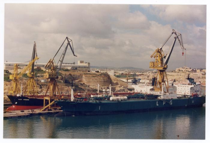 Malta Shiprepair Yard - Ship "Steven N" afloat repairs