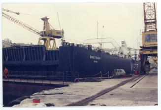 Malta Shiprepair Yard - Ship "Boris Polevoy" Dock No 4 repairs