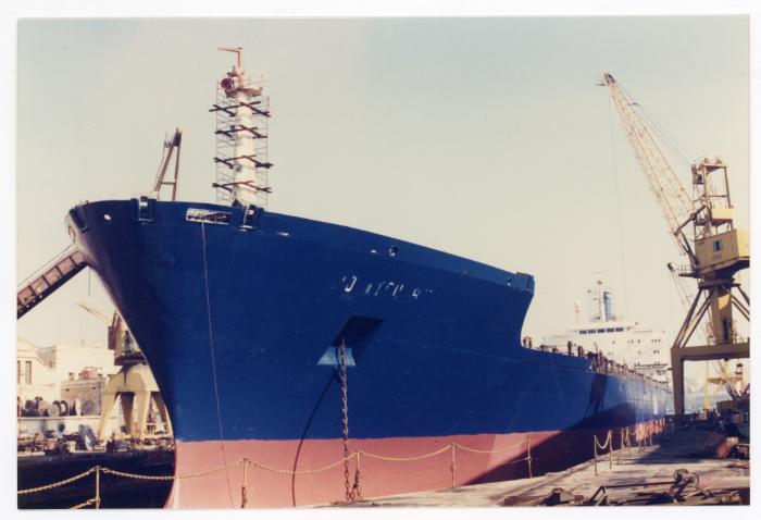 Malta Shiprepair Yard - Unidentified Ship in No 4 Dock