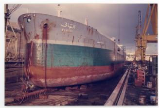 Malta Shiprepair Yard - Ship "El Hani" Dock No 6 repairs