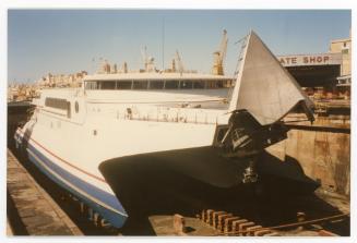 Malta Shiprepair Yard - Catamaran "Avant" Dock No 4 repairs