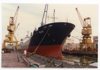 Malta Shiprepair Yard - Ship "Olga" Dock No 5 repairs