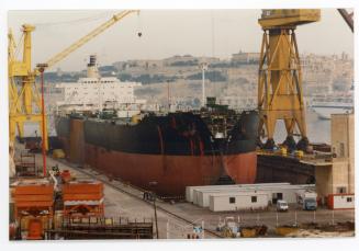 Malta Shiprepair Yard - FPSO Conversion "Ikdam" Dock No 6 repairs