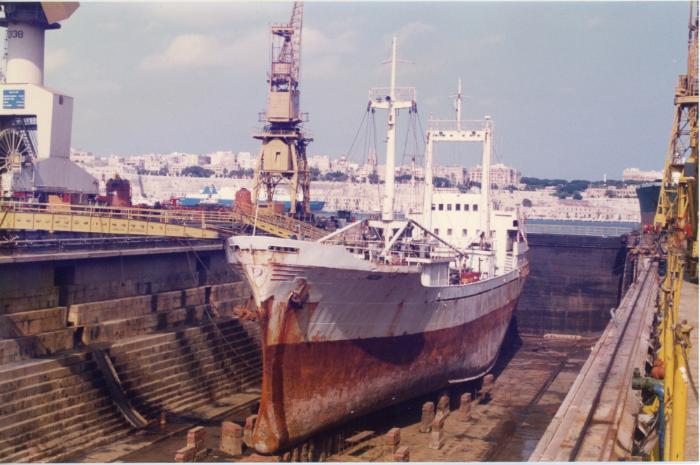 Malta Shiprepair Yard - Ship "Assaf" Dock No 3 repairs