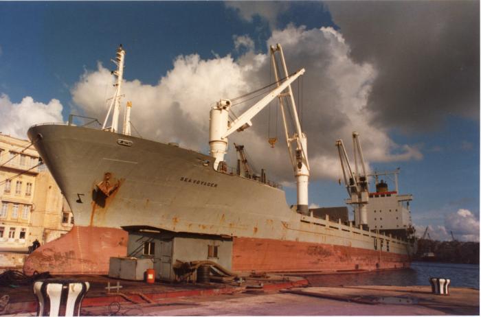 Malta Shiprepair Yard - Ship "Sea Voyager" Afloat repairs