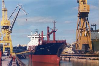 Malta Shiprepair Yard - Ship "Atlantico" Dock No 6 repairs