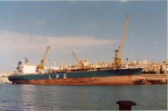 Malta Shiprepair Yard - Ship "Hugo N" Afloat repairs