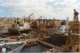 Malta Shiprepair Yard -  General view