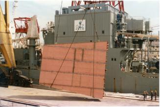 Malta Drydocks photo during the Conversion of m/t "Northia" to FPSO "IKDAM"