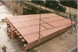 Malta Drydocks photo during the Conversion of m/t "Northia" to FPSO "IKDAM"