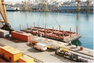 Malta Drydocks photo during the Conversion of m/t "Northia" to FPSO "IKDAM"