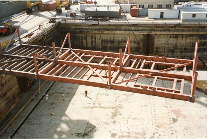 Malta Drydocks photo during the Conversion of m/t "Northia" to FPSO "IKDAM"