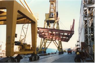 Malta Drydocks photo during the Conversion of m/t "Northia" to FPSO "IKDAM"