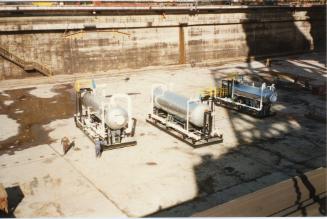 Malta Drydocks photo during the Conversion of m/t "Northia" to FPSO "IKDAM"