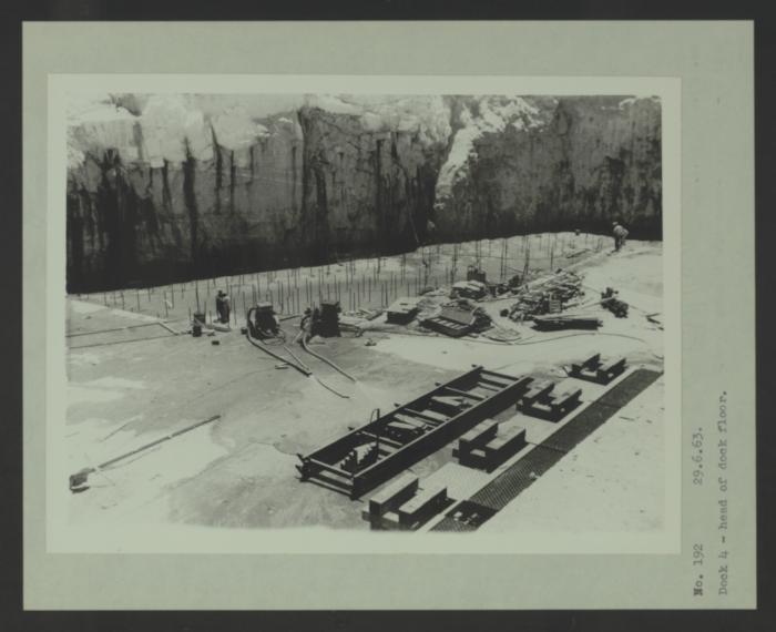 Malta Drydocks No 4 and 5 Drydocks Conversion construction work