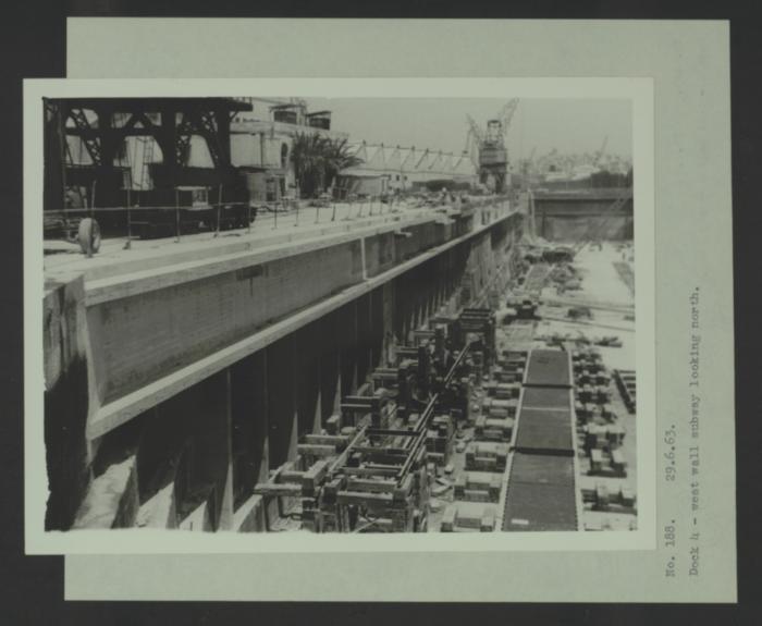 Malta Drydocks No 4 and 5 Drydocks Conversion construction work