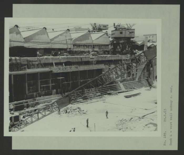 Malta Drydocks No 4 and 5 Drydocks Conversion construction work