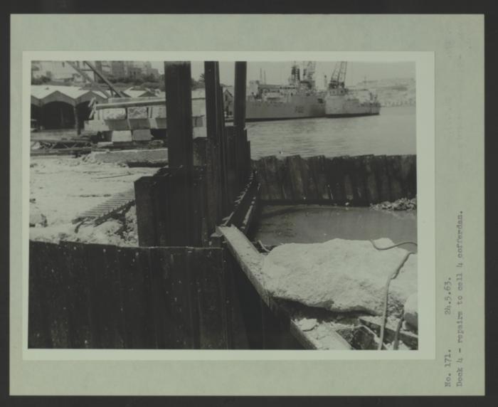 Malta Drydocks No 4 and 5 Drydocks Conversion construction work