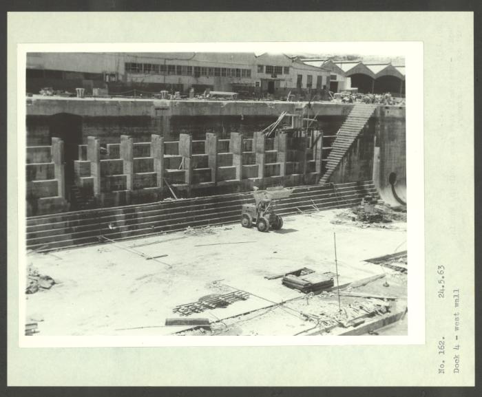 Malta Drydocks No 4 and 5 Drydocks Conversion construction work