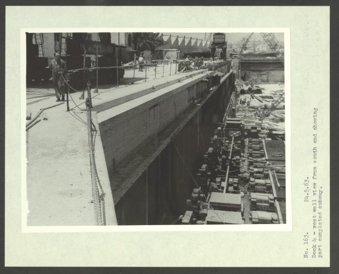 Malta Drydocks No 4 and 5 Drydocks Conversion construction work