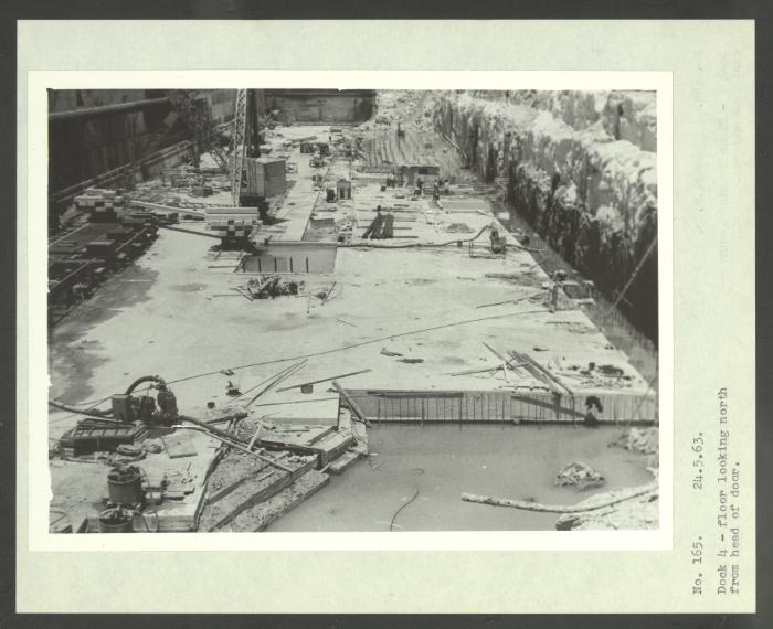 Malta Drydocks No 4 and 5 Drydocks Conversion construction work