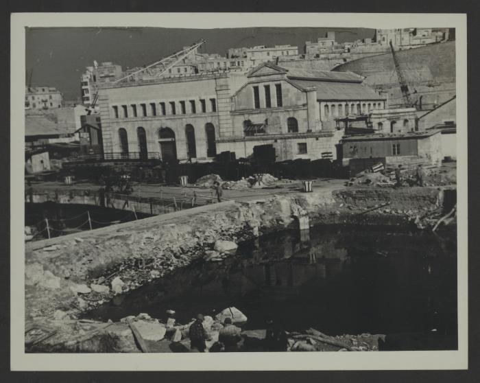 Malta Drydocks - No 5 drydock conversion construction work