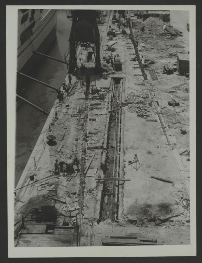 Malta Drydocks - No 5 drydock conversion construction work