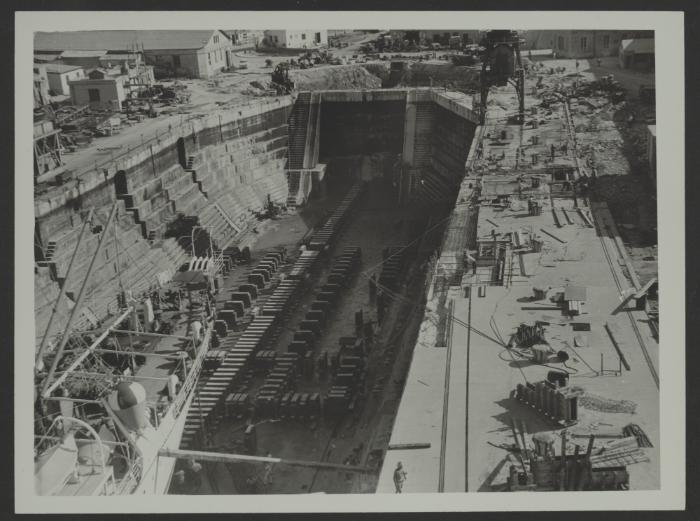 Malta Drydocks - No 5 drydock conversion construction work