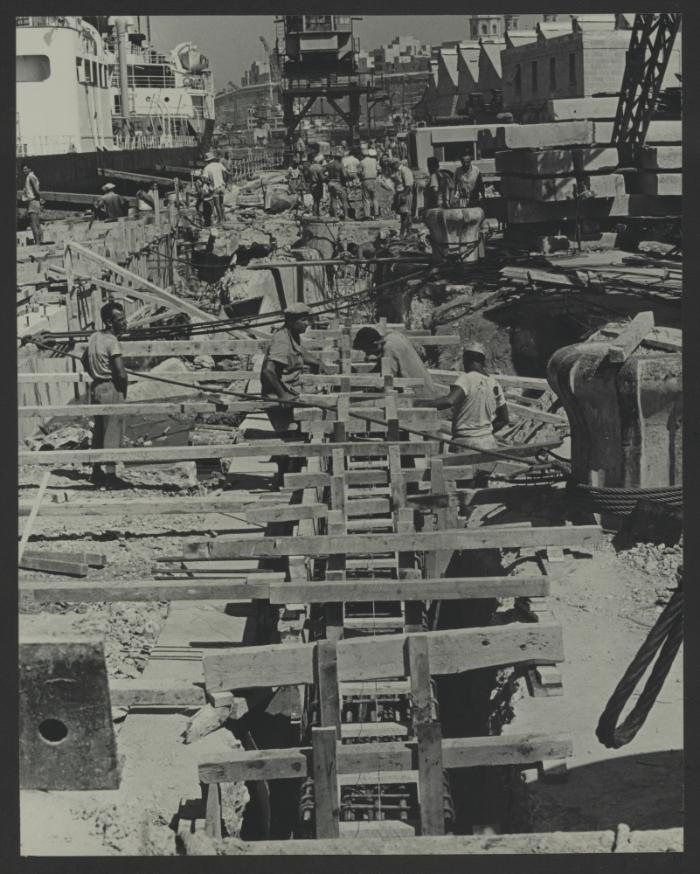 Malta Drydocks - No 5 drydock conversion construction work