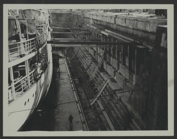 Malta Drydocks - No 5 drydock conversion construction work