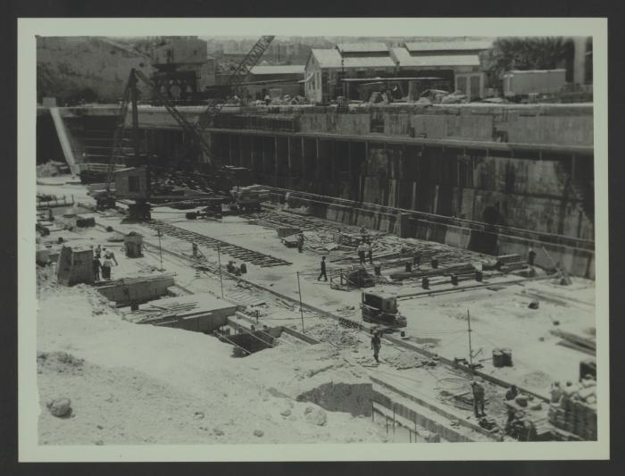 Malta Drydocks No 4 and 5 Drydocks Conversion construction work