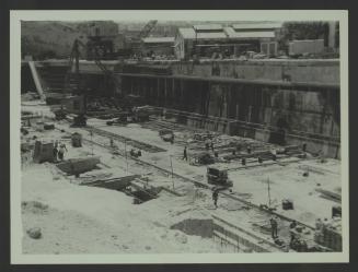 Malta Drydocks No 4 and 5 Drydocks Conversion construction work