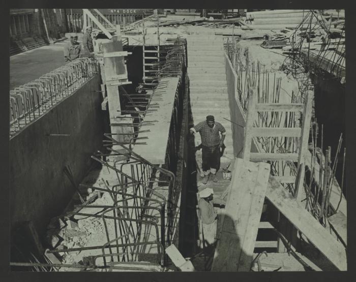 Malta Drydocks No 4 and 5 Drydocks Conversion construction work