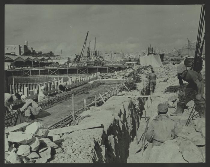 Malta Drydocks No 4 and 5 Drydocks Conversion construction work
