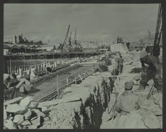 Malta Drydocks No 4 and 5 Drydocks Conversion construction work